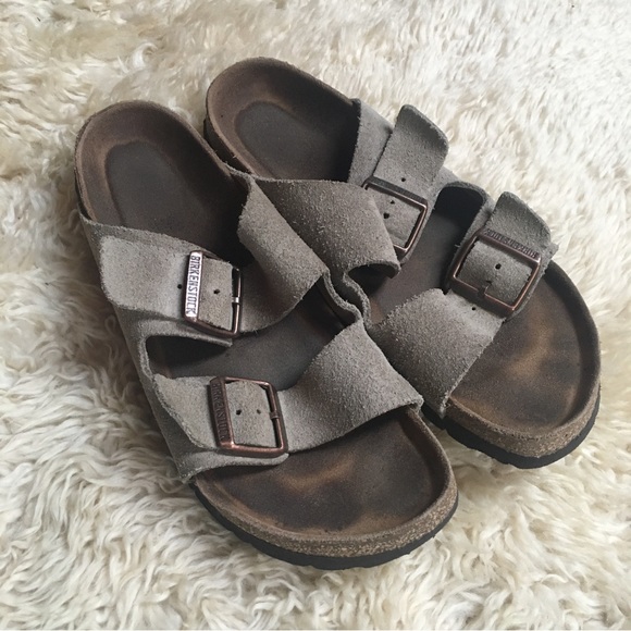 Birkenstock Arizona Sandal Green Leather - Picture 1 of 7